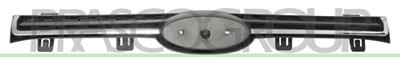 GRILLE CALANDRE NOIRE STRUCTURE' AVEC MOULURES CHROMEES