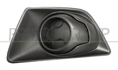 BUMPER GRILLE LEFT-BLACK-TEXTURED FINISH-WITH FOG LAMP HOLES-CLOSED