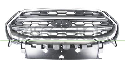 RADIATOR GRILLE BLACK-WITH CHROME MOLDINGS-WITH CHROME FRAME MOD. PLUS