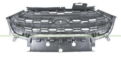 RADIATOR GRILLE BLACK-WITH CHROME MOLDINGS-WITH CHROME FRAME MOD. PLUS