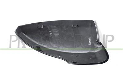 DOOR MIRROR COVER LEFT-BLACK-WITH LAMP HOLE