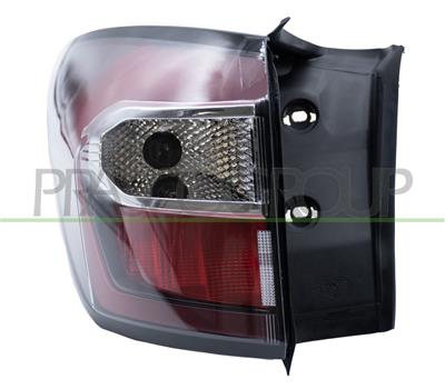 TAIL LAMP LEFT-OUTER-WITH BULB HOLDER-LED-BLACK
