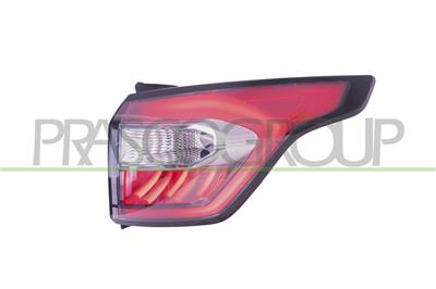 TAIL LAMP RIGHT-OUTER-WITH BULB HOLDER-LED-CHROME
