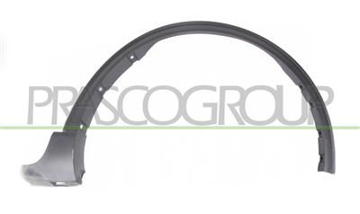 PARAFANGHINO ANTERIORE DESTRO-NERO-GOFFRATO-CON CLIPS
