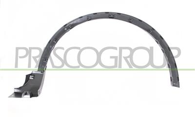 PARAFANGHINO ANTERIORE SINISTRO-NERO-GOFFRATO-CON CLIPS