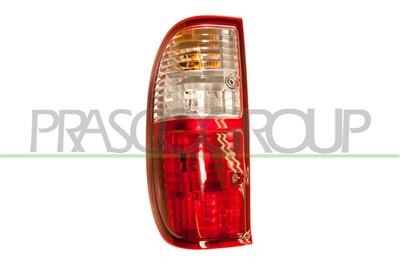 TAIL LAMP LEFT-WITH BULB HOLDER RED/CLEAR MOD. 05 >