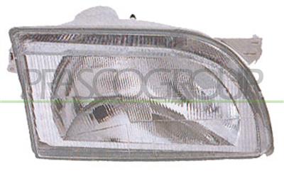 OPTICA DERECHA H4 ELECTRICA-SIN MOTOR - CRISTAL