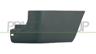 REAR BUMPER END CUP LEFT-DARK GRAY-TEXTURED FINISH