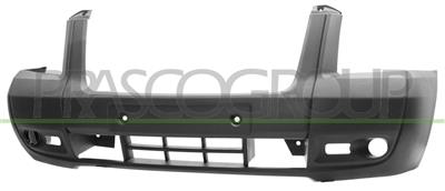 FRONT BUMPER COMPLETE BLACK-WITH FOG LAMP HOLES MOD. 3.2 TDCI