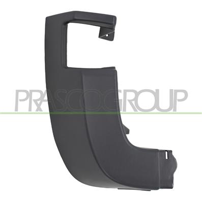CANTONALE SINISTRO PARAURTI POSTERIORE-NERO-GOFFRATO