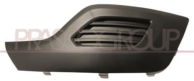 BUMPER GRILLE RIGHT-BLACK-WITHOUT FOG LAMP HOLE