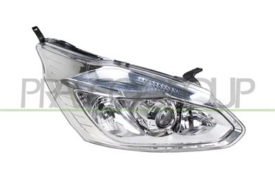 HEADLAMP RIGHT H7+H15+H1 ELECTRIC-WITH CORNER PROJECTOR-WITH MOTOR