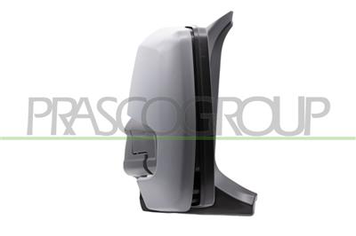 DOOR MIRROR RIGHT-ELECTRIC-HEATED-PRIMED-WITH LAMP-CONVEX-CHROME