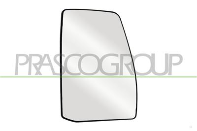 MIRROR GLASS BASE RIGHT-UPPER-HEATED-CONVEX