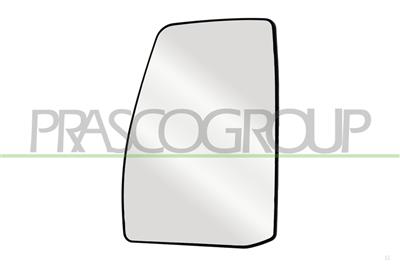 MIRROR GLASS BASE LEFT-UPPER-HEATED-CONVEX