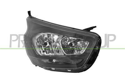 HEADLAMP RIGHT H7+H15 ELECTRIC-WITH MOTOR