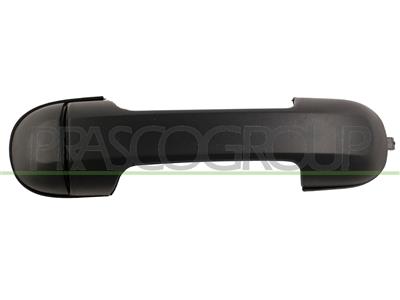 FRONT/REAR-RIGHT/LEFT DOOR HANDLE-OUTER+OPEN SIDE BLACK-WITHOUT KEY HOLE