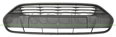 FRONT BUMPER GRILLE-CENTRE-GRAY-TEXTURED FINISH-WITH TOW HOOK COVER