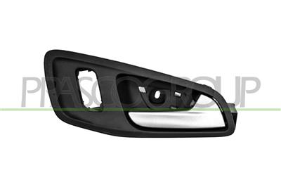 FRONT DOOR HANDLE RIGHT-INNER-WITH CHROME LEVER-BLACK HOUSING