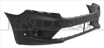 FRONT BUMPER-BLACK-TEXTURED FINISH-WITH TOW HOOK COVER-WITH PDC+SENSOR HOLDERS-WITH CUTTING MARKS FOR PARK ASSIST