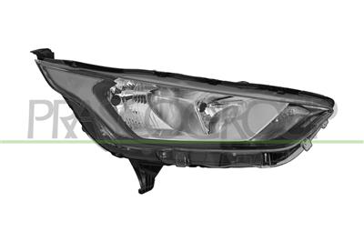 PROIETTORE DESTRO H7+H15-ELETTRICO-CON MOTORE-NERO-VERSIONE VALEO