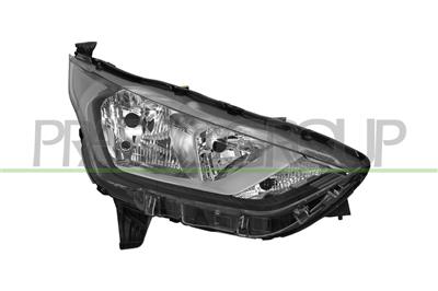 PROIETTORE DESTRO H7+H15-ELETTRICO-CON MOTORE-NERO-VERSIONE VALEO