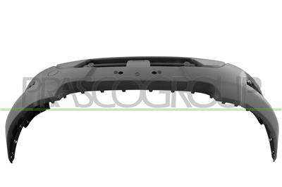 FRONT BUMPER-PRIMED-WITH TOW HOOK COVER-WITH CUTTING MARKS FOR PDC AND PARK ASSIST