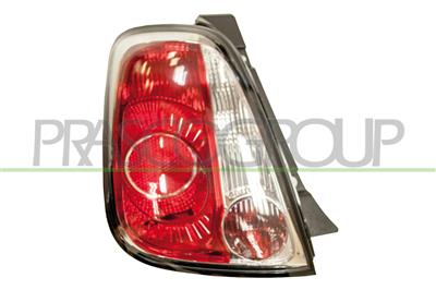 TAIL LAMP LEFT-WITHOUT BULB HOLDER-BLACK EDGE