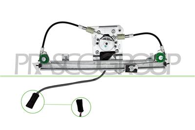 ELEVALUNAS DELANTERO DERECHO ELECTRICO MOD. 3 PUERTAS