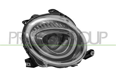 HEADLAMP RIGHT H7 ELECTRIC-WITH MOTOR