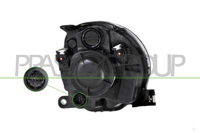 OPTICA DERECHA H7 ELECTRICA-CON MOTOR