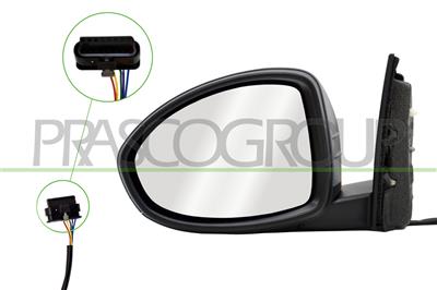 ESPEJO IZQUIERDO-ELECTRICO-IMPRIMADO-TERMICO-CONVEXO-5 PINES