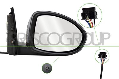 ESPEJO DERECHO-ELECTRICO-IMPRIMADO-TERMICO-CON SONDA