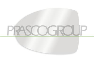 MIRROR GLASS BASE LEFT-HEATED-CONVEX