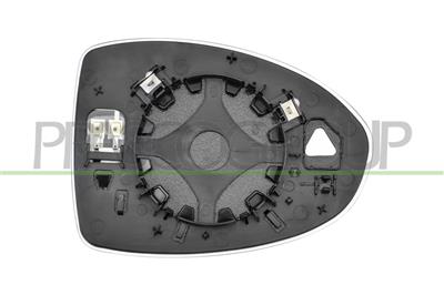 MIRROR GLASS BASE LEFT-HEATED-CONVEX