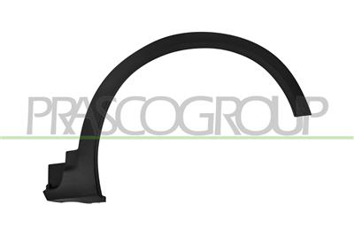 FRONT WHEEL ARCH EXTENSION RIGHT-BLACK-TEXTURED FINISH-WITH CLIPS