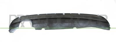 REAR BUMPER SPOILER-PRIMED-WITH SINGLE EXHAUST ON RIGHT SIDE MOD. POP/LOUNGE