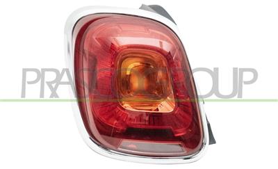 TAIL LAMP LEFT-WITHOUT BULB HOLDER-CHROME EDGE