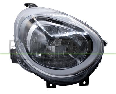 HEADLAMP RIGHT H4 ELECTRIC-WITHOUT MOTOR-BLACK