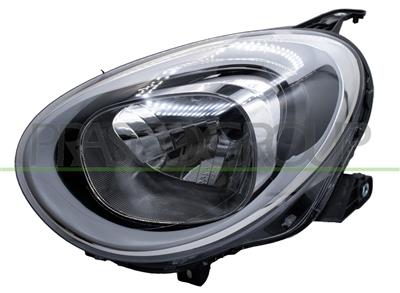 HEADLAMP LEFT H4 ELECTRIC-WITHOUT MOTOR-BLACK