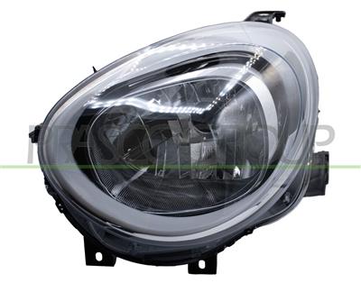 HEADLAMP LEFT H4 ELECTRIC-WITHOUT MOTOR-BLACK