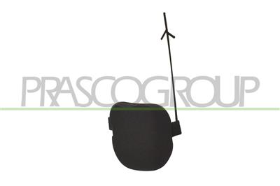 FRONT TOW HOOK COVER-BLACK-TEXTURED FINISH
