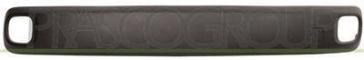 REAR BUMPER MOLDING-CENTRE-BLACK-TEXTURED FINISH-WITH TOW HOOK COVER-WITH CUTTING MARKS FOR PDC