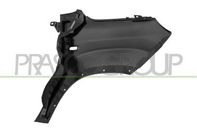 FRONT FENDER LEFT-WITH SIDE REPEATER AND WING EXTENSION HOLES