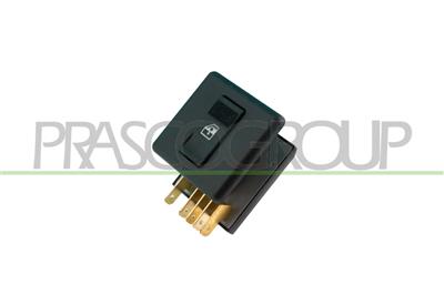 INTERRUTTORE ALZACRISTALLO PORTA ANTERIORE DESTRA-NERO-5 PINS