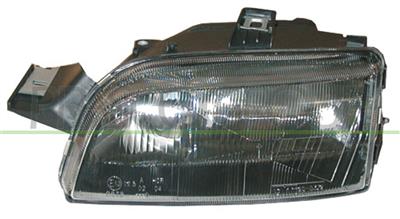 HEADLAMP LEFT H1+H1 ELECTRIC-WITHOUT MOTOR-GTI-BLACK