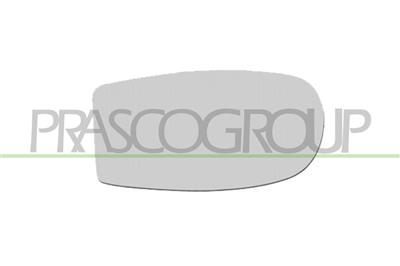 MIRROR GLASS BASE RIGHT/LEFT-CONVEX-CHROME