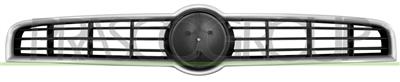 RADIATOR GRILLE-BLACK-WITH SILVER FRAME MOD. ACTIVE-POP-BUSINESS