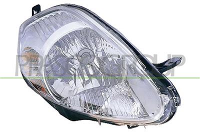 PROIETTORE DESTRO H4-ELETTRICO-CROMATO-CON MOTORE MOD. 08 >
