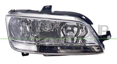 HEADLAMP RIGHT H1+H7 ELECTRIC-WITH MOTOR-CLEAR LAMP MOD. 01/06 >